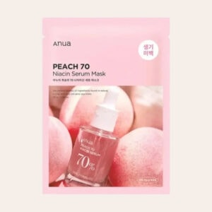 Anua Peach 70% Niacin Serum Mask – lakštinė kaukė