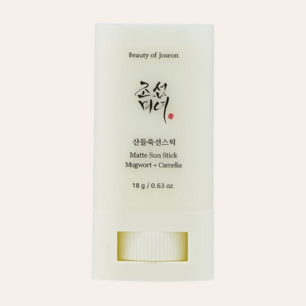 Beauty of Joseon Matte Sun Stick Mugwort + Camellia SPF50 – – apsauginis pieštukas nuo saulės