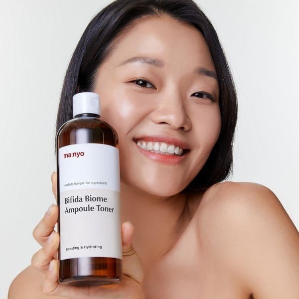 Manyo Bifida Biome Ampoule Toner - veido toneris (1) Manyo Bifida Biome Ampoule Toner veido toneris 1