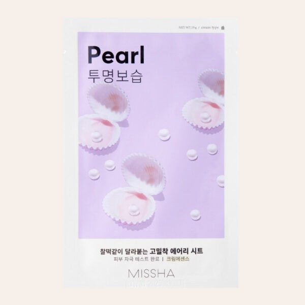 Missha Airy Fit Sheet Mask – Pearl – lakštinė kaukė