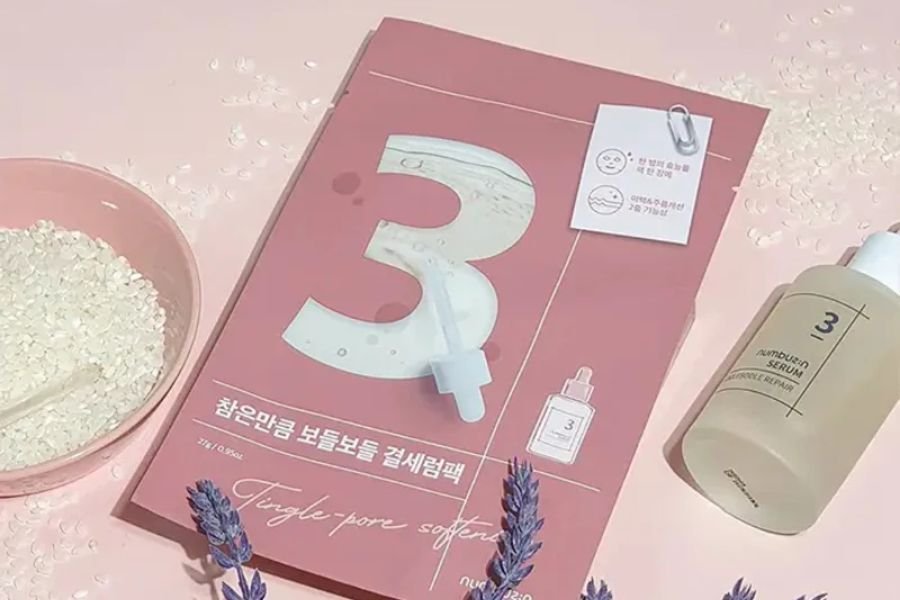 Numbuzin No.3 Tingle Pore Softening Sheet Mask – lakstine kauke