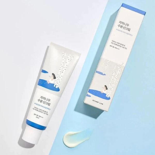 Round Lab Birch Juice Moisturizing Sun Cream SPF50 – apsauga nuo saulės Round Lab Birch Juice Moisturizing Sun Cream SPF50 – apsauga nuo saules 1