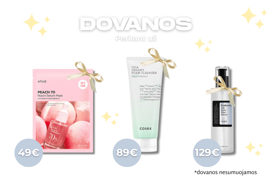 Dovanos perkant už atitinkamą sumą DOVANOS perkant