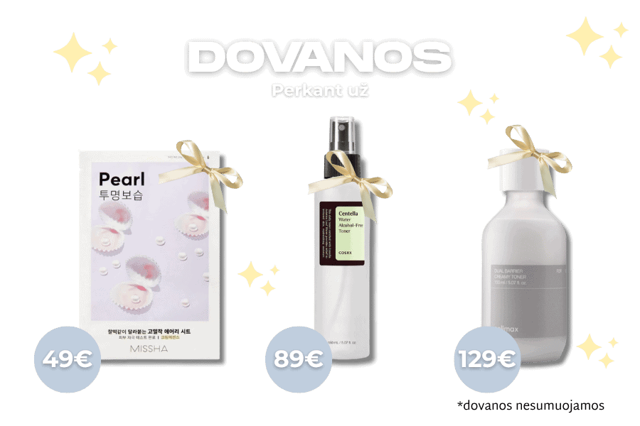Meeiko dovanos perkant