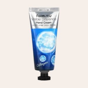 Kolagenas - kas tai ir kaip jis naudojamas kosmetikoje? 3 Farm Stay Visible Difference Hand Cream Collagen - rankų kremas