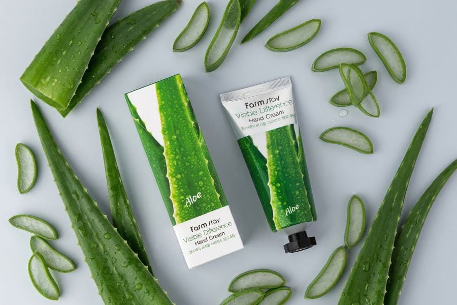 FarmStay Visible Difference Hand Cream Aloe 4