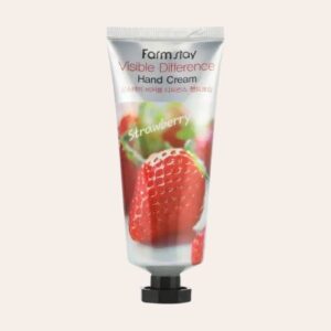 FarmStay Visible Difference Hand Cream Strawberry - rankų kremas