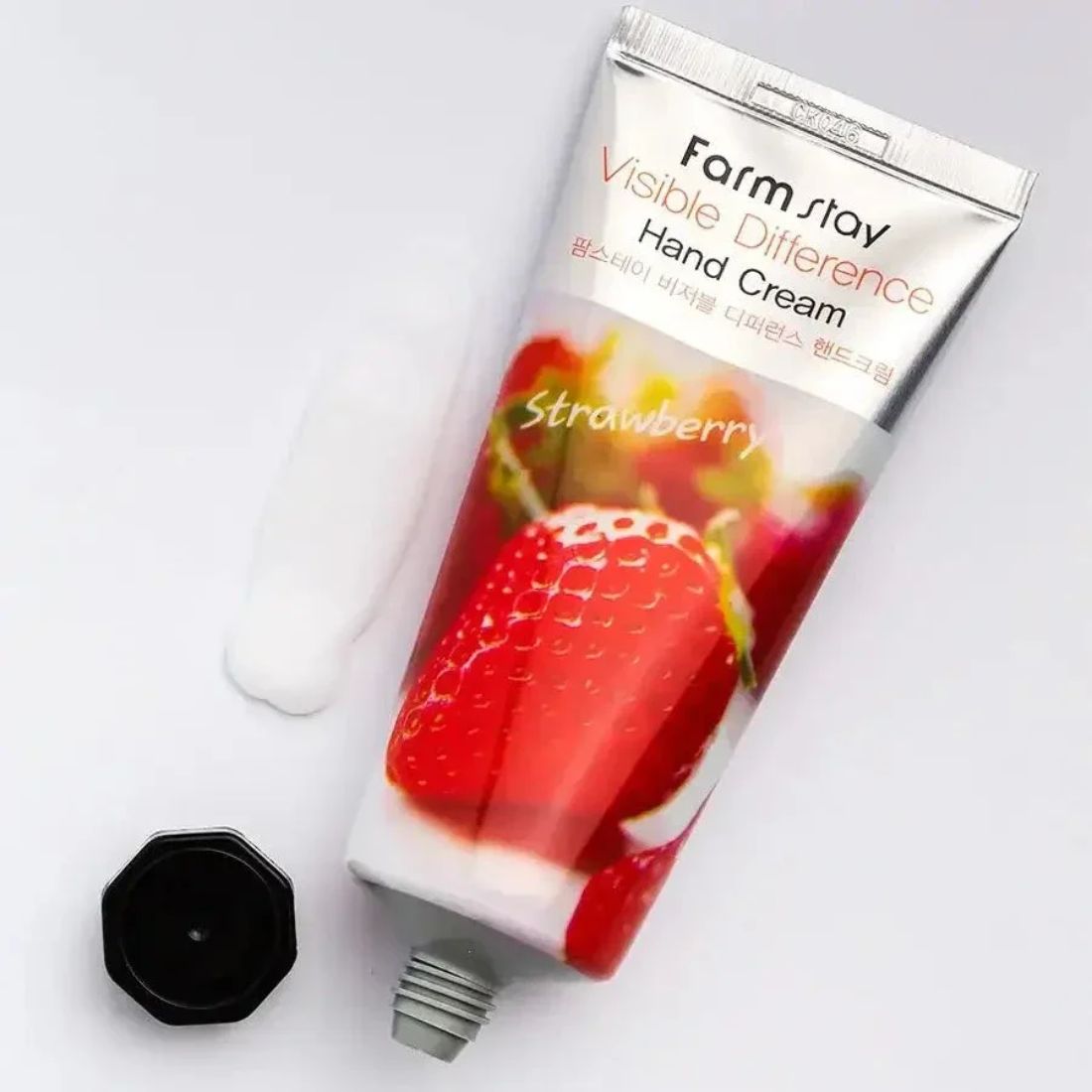 FarmStay Visible Difference Hand Cream Strawberry 5