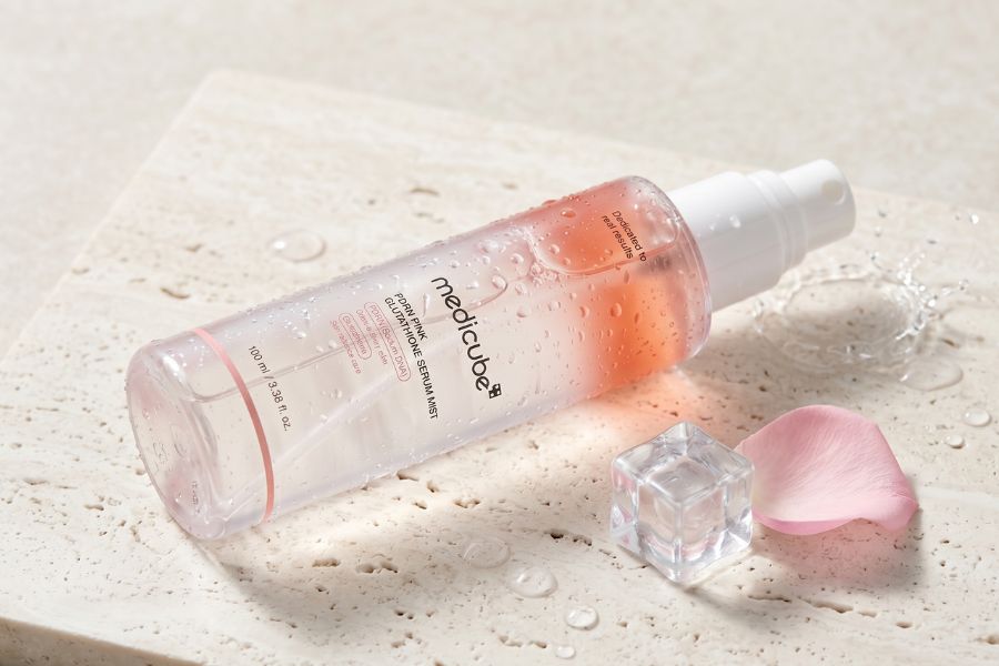 Medicube PDRN Pink Glutathione Serum Mist purskiamas veido serumas 1