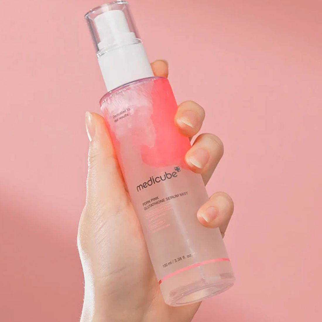 Medicube PDRN Pink Glutathione Serum Mist purskiamas veido serumas 4