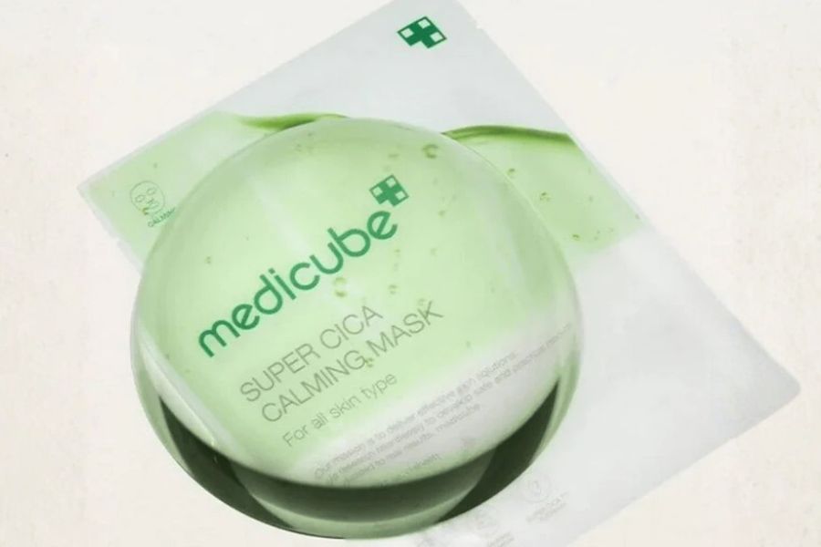 Medicube Super Cica Calming Mask lakstine veido kauke 4
