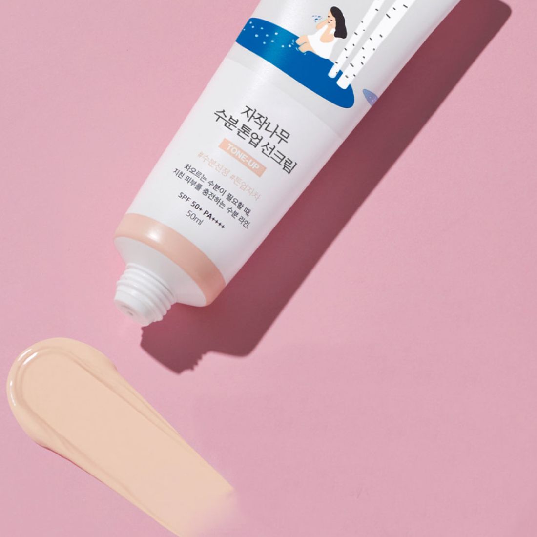 ROUND LAB Birch Juice Moisturizing Tone Up SPF50 tonuojanti apsauga nuo saules 2 1